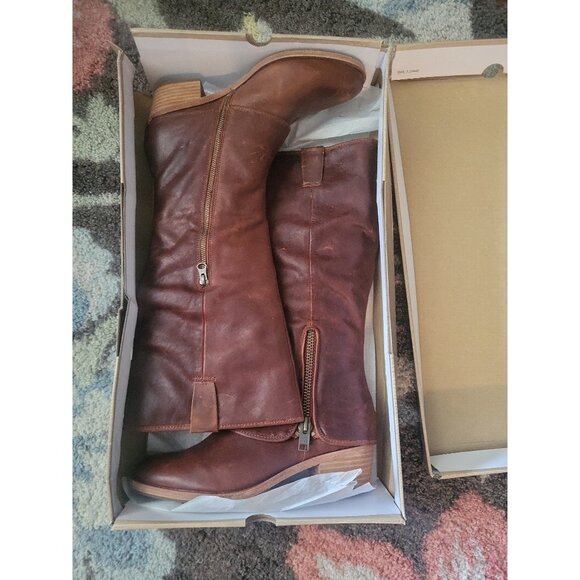 KORK-EASE Women's Kayla II Boots Knee-High Tan Brown Rum Size 11